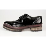 Black Green Patent Leather Lace Up Mens Classy Oxfords Dresss Shoes